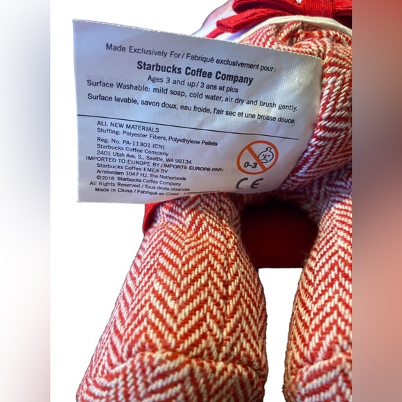 NWT collectible starbucks teddy bear 2016 - Picture 3 of 7